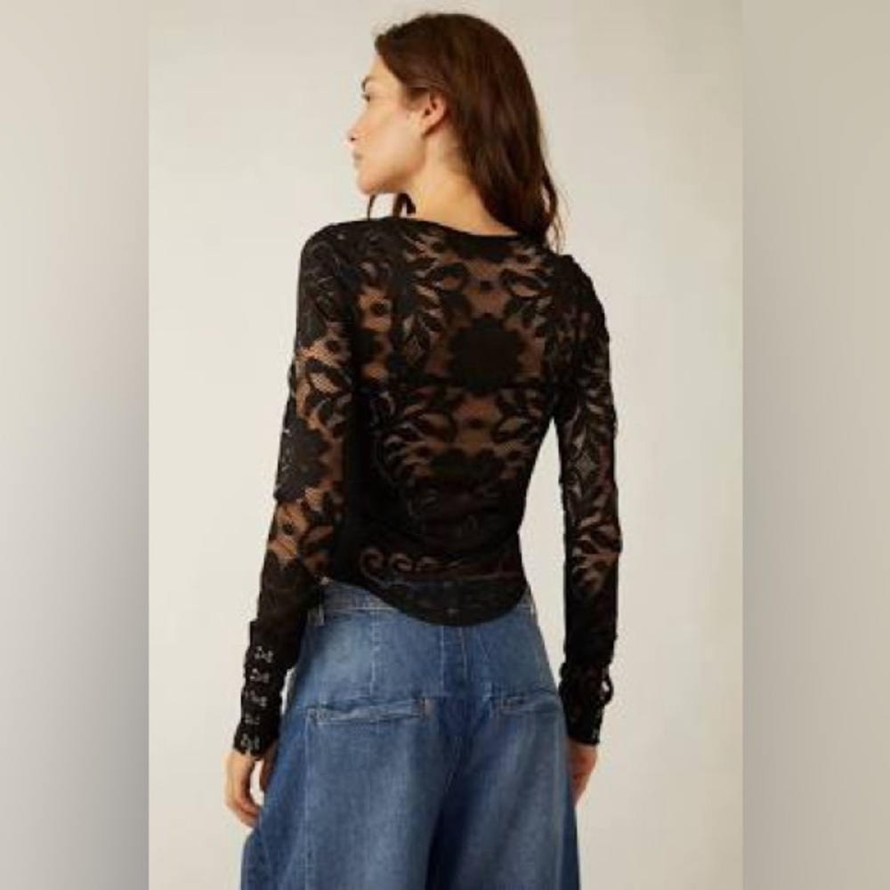 Free People Wild Roses Top - Picture 2 of 3